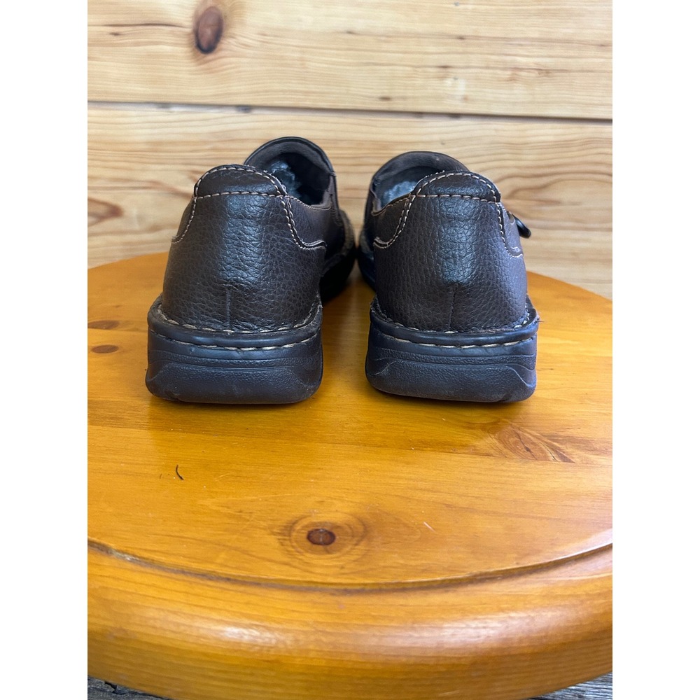 Earth Spirit Kenya-B‎ Womens 8.5 Brown Leather Slip On Loafers Gelron 2000 Comfy - Picture 5 of 9